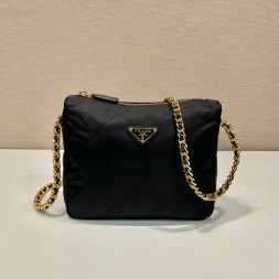 프라다 나일론 체인 크로스백 1BD646