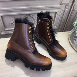 프라다 여성용 신상 쇼트 부츠 F0675 브라운