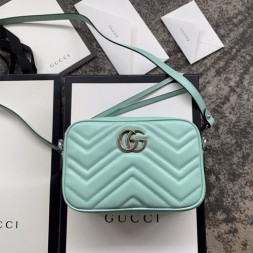 구찌 GG 마몽 마틀라세 미니 백 448065 그린