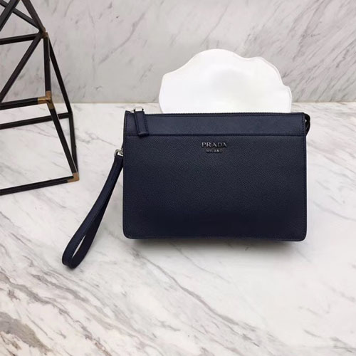 프라다 사피아노 신상 클러치백 2VF019 네이비