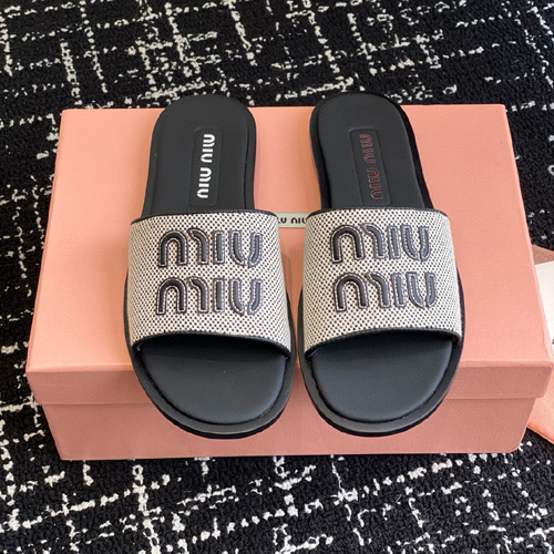 미우미우 여성용 슬리퍼 57279-1