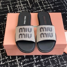 미우미우 여성용 슬리퍼 57279-1