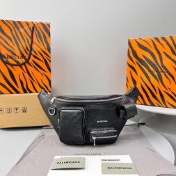 발렌시아가 신상 힙색 92242 블랙