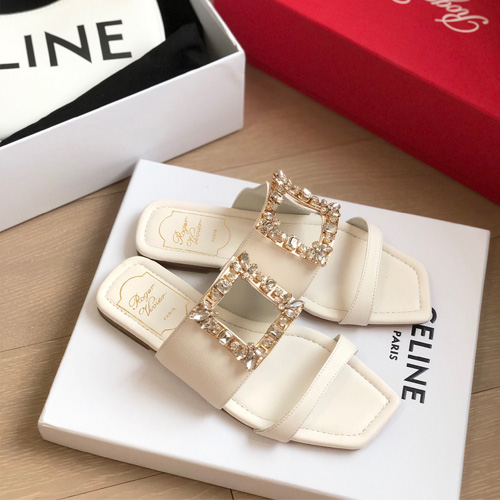 로저비비에 슬리퍼 RV5486 화이트