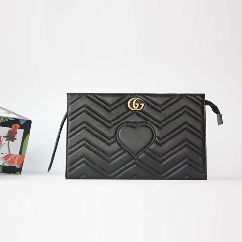 구찌 마몬트 클러치백 448450 블랙