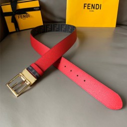 펜디 신상 벨트 FD2210 레드 양면용