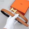 에르메스 여성용 신상 벨트 XTY178 브라운 금장