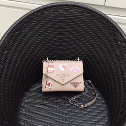 프라다 신상 사피아노 가죽 크로스백 1BD127 핑크