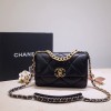 샤넬 CHANEL 19 스몰 플랩 백 AS1160 블랙