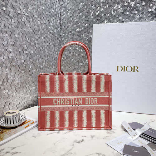 디올 미듐 북 토트백 M1296 핑크