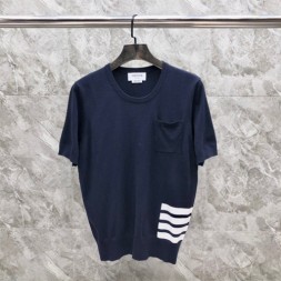 톰브라운 남여공용 반팔티 TB8716 네이비