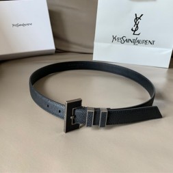 입생로랑 신상 벨트 Ysl9011  블랙  은장