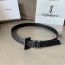 입생로랑 신상 벨트 Ysl9011  블랙  은장