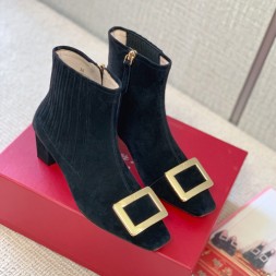 로저비비에 앵글부츠 RV5484 스웨이드 블랙