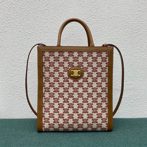 셀린느 카바스 토트백 스몰 192082 레드 자수