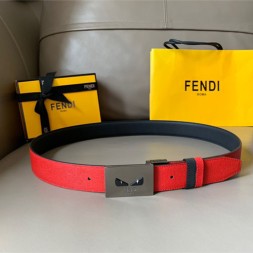 펜디 양면용  신상 벨트 FD2217  레드