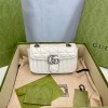 구찌 GG 마몽 미니 숄더백 446744 화이트