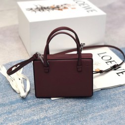 로에베 포스탈 스몰백 317089 버건디