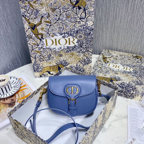 디올 가죽 DIOR BOBBY 스몰 백 M9317 블루
