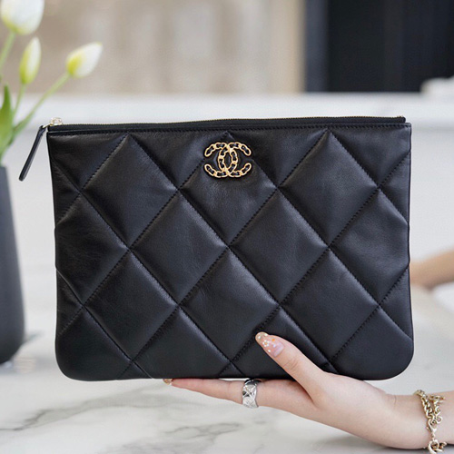 [팬더샵} 샤넬 19 클러치 미듐 AP0951 블랙
