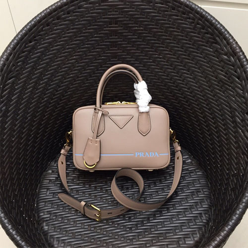 프라다 스몰 레더 토트 백 1BB049 베이지