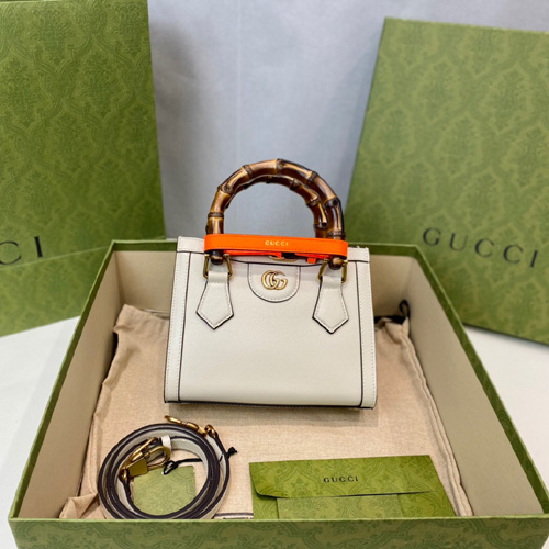 구찌 다이애나  미니 토트백 655661 화이트