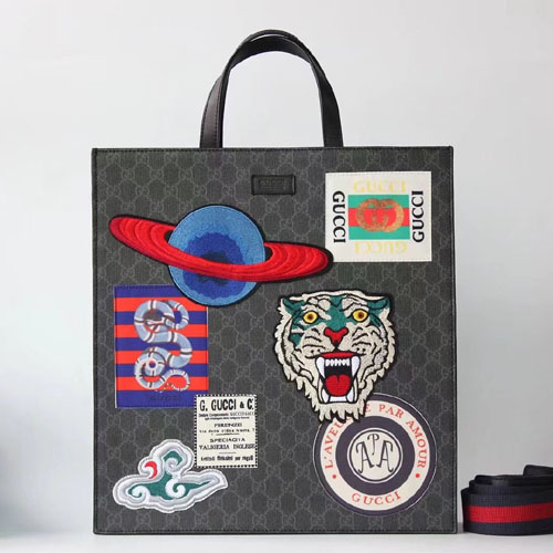 구찌 신상 슈프림 토트백 495559 블랙