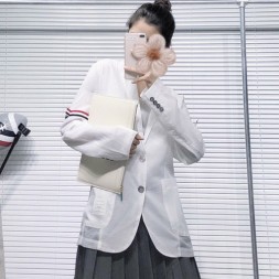 톰브라운 남여공용 래쉬가드 자켓 TB8718 화이트