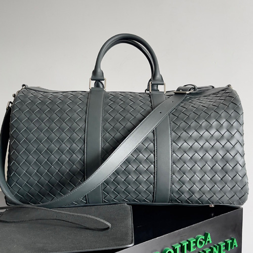 보테가  미디엄 인트레치아토 더플 백 650066 그린