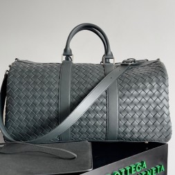 보테가  미디엄 인트레치아토 더플 백 650066 그린