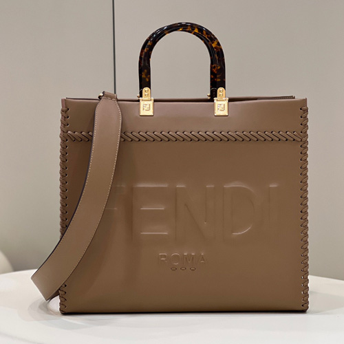 펜디 선샤인 미디엄 쇼퍼백 8BH386 카키