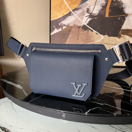 루이비통 에어로그램 슬링백 힙색 M57081 네이비