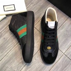 구찌 신상 하이탑 스니커즈 397651 블랙