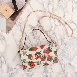 구찌 주미 미니 숄더백 564718 딸기무늬