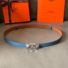 에르메스 신상  벨트 XTY182  블루 은장