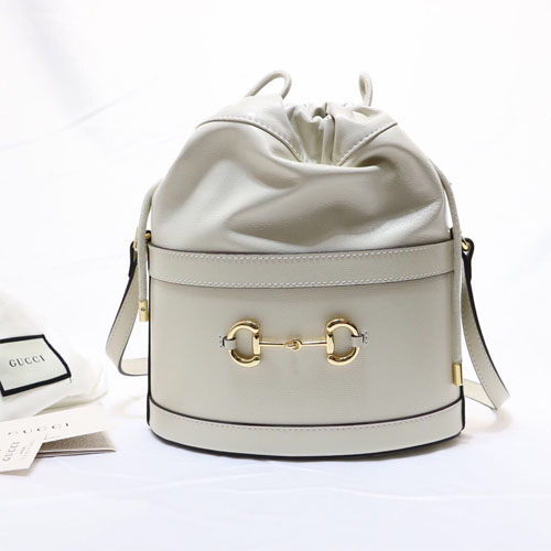 구찌 1955 홀스빗 버킷백 602118 화이트