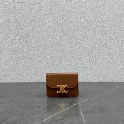 셀린느 트리오페 카드 지갑 60039 카멜