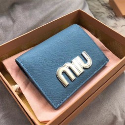 미우미우 신상 반지갑 5MD204 블루