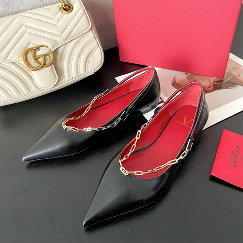 발렌티노 플랫 슈즈 V0907 블랙