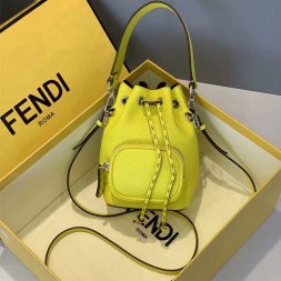 펜디 몬트레조 미니 버킷백 8BS029 레몬색