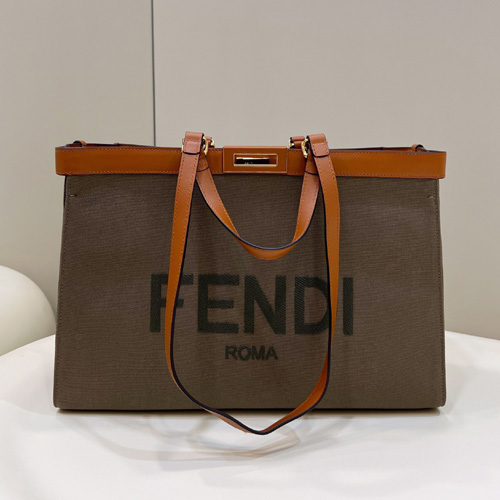 펜디 피카부 X-캔버스 토트백 6F1892-1