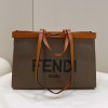 펜디 피카부 X-캔버스 토트백 6F1892-1