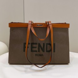 펜디 피카부 X-캔버스 토트백 6F1892-1