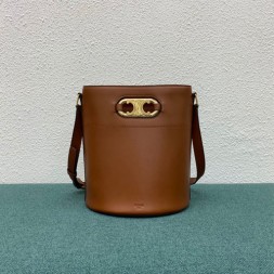 셀린느 메일론 트리오페 버킷백 193043 브라운
