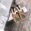 구찌 여성용 신상 가죽 슬리퍼 397682