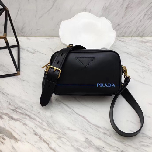 프라다 미라지 레더 숄더백 1BH093 블랙