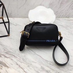 프라다 미라지 레더 숄더백 1BH093 블랙