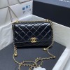 샤넬 클래식 카프스킨 체인 WOC AP2289 블랙