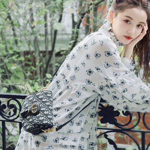 디올 DIOR BOBBY 스몰 백 M9317 네이비