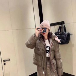 몽클레어 여성용 아베이 패딩  MC3532 브라운